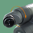 Changeable eyepiece position